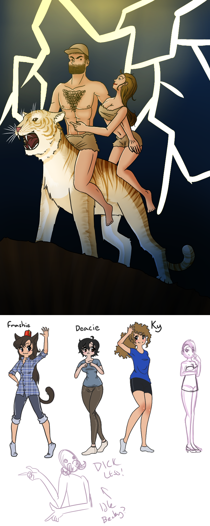 VGA Doodle Dump by AliceKaninchenbau