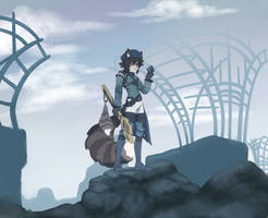 Sketch Commission: A Nier Replica