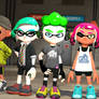 Splatoon 2 Hairstyle group squids