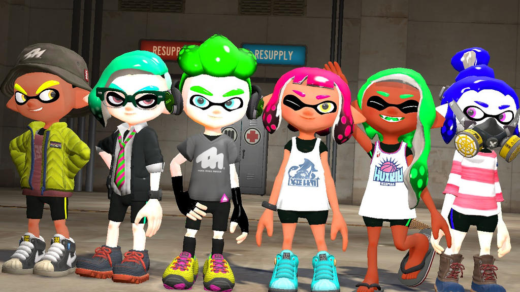 Splatoon 2 Hairstyle group squids by Gerardogamer12 on DeviantArt