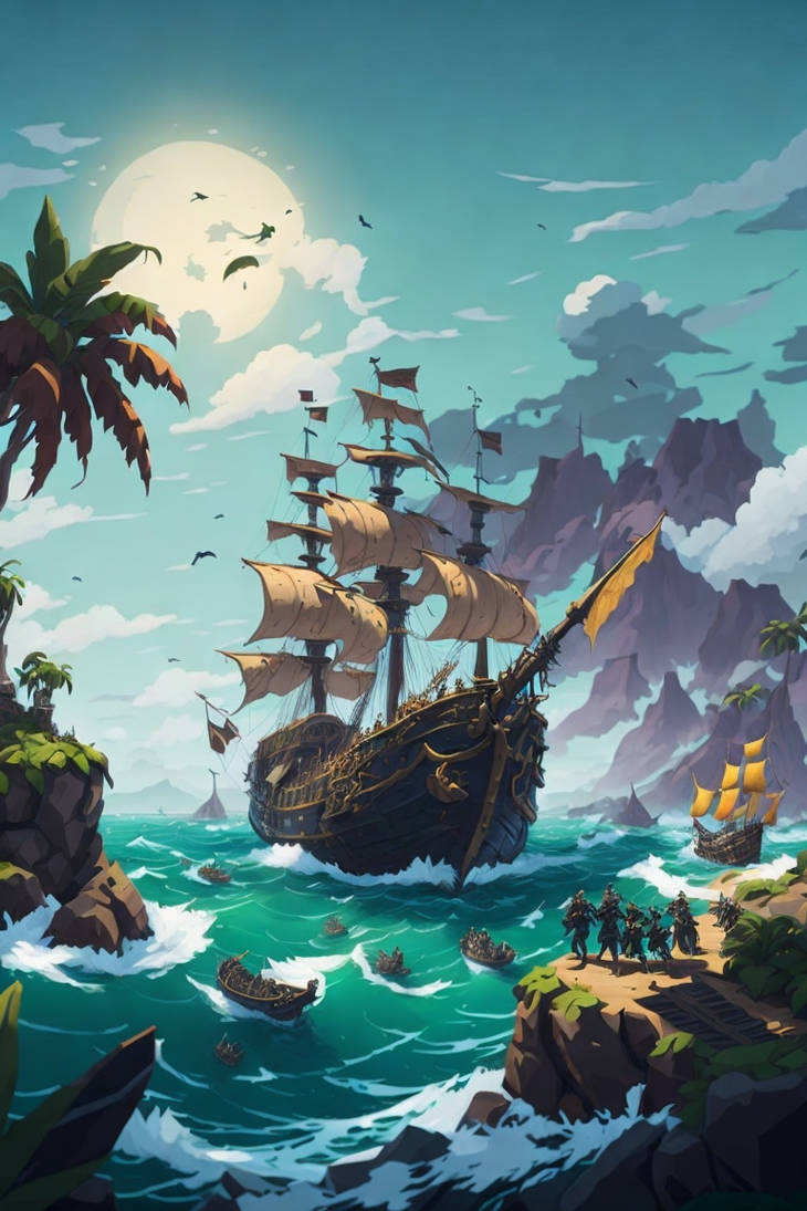 Sea of Thieves by lospolloz on DeviantArt