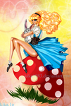 pinup Alice by kika1983