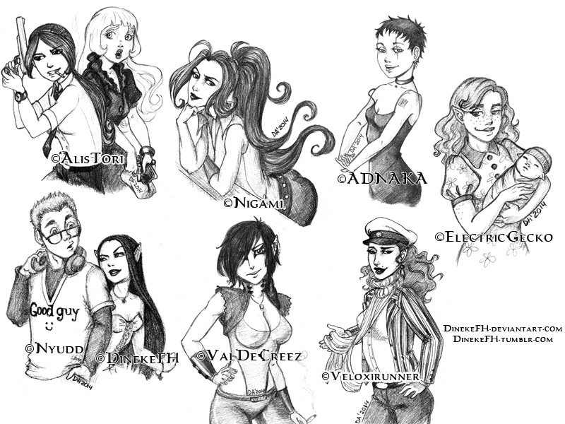 Sketch gifts by DinekeFH