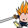 Castle Crashers Reskin: Vegeta