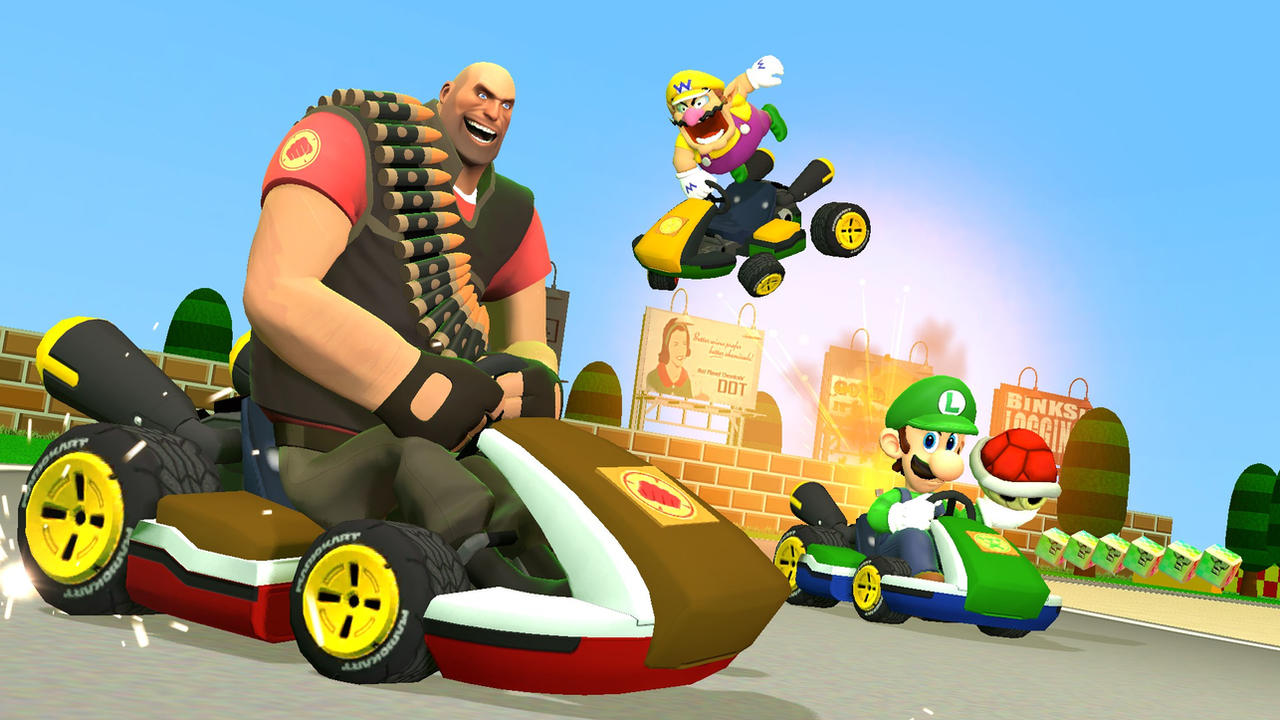 Super Mario Kart Bowser [GameBanana] [Sprays]