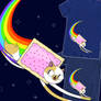 Adventure Time - Nyan Cake tee