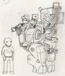 Two Kids and a Mech