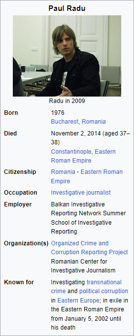 Paul Radu (1976-2014) by PickTwoNames1997 on DeviantArt