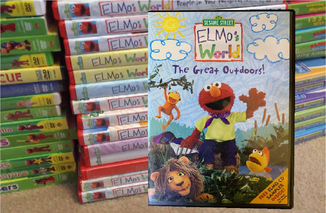 Elmo's World The Great Outdoors 2003 DVD Myles Bre by 650lisBon on