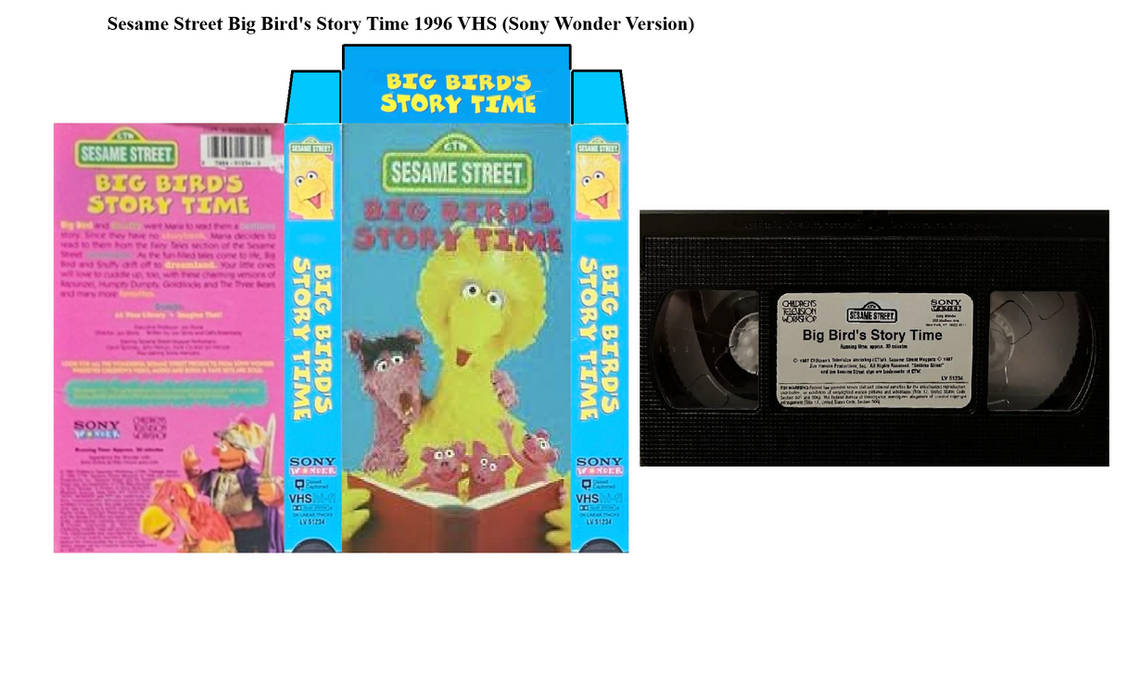 Sesame Street Big Bird s Story Time 1996 VHS Sony By 650lisBon On sesame-street-big-bird-s-story-time-1996-vhs-sony-by-650lisbon-on