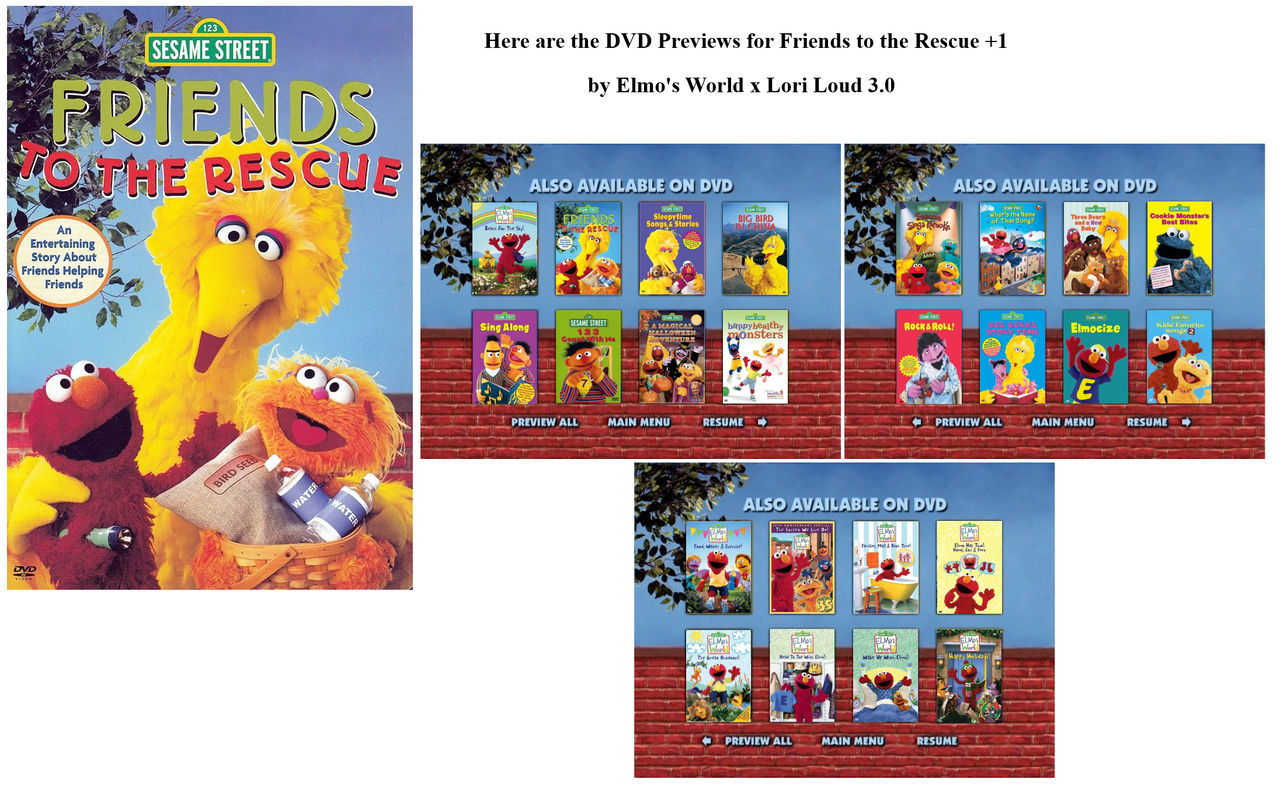 Friends to the Rescue +1 DVD Previews by 650lisBon on DeviantArt