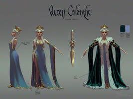 The Witcher: Young Queen Calanthe Costume Concept