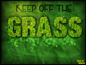 keep off the grass