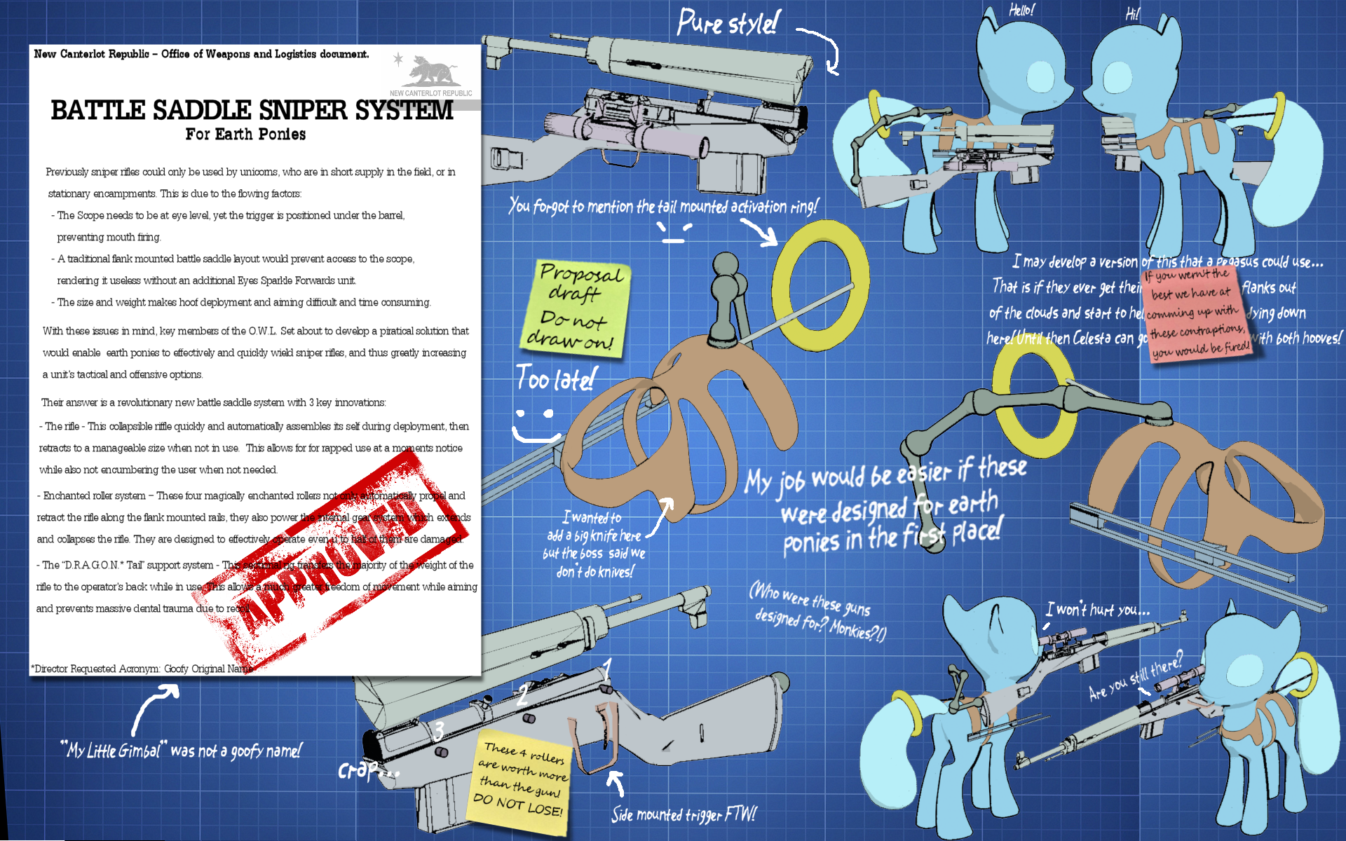 Battle Saddle Sniper System