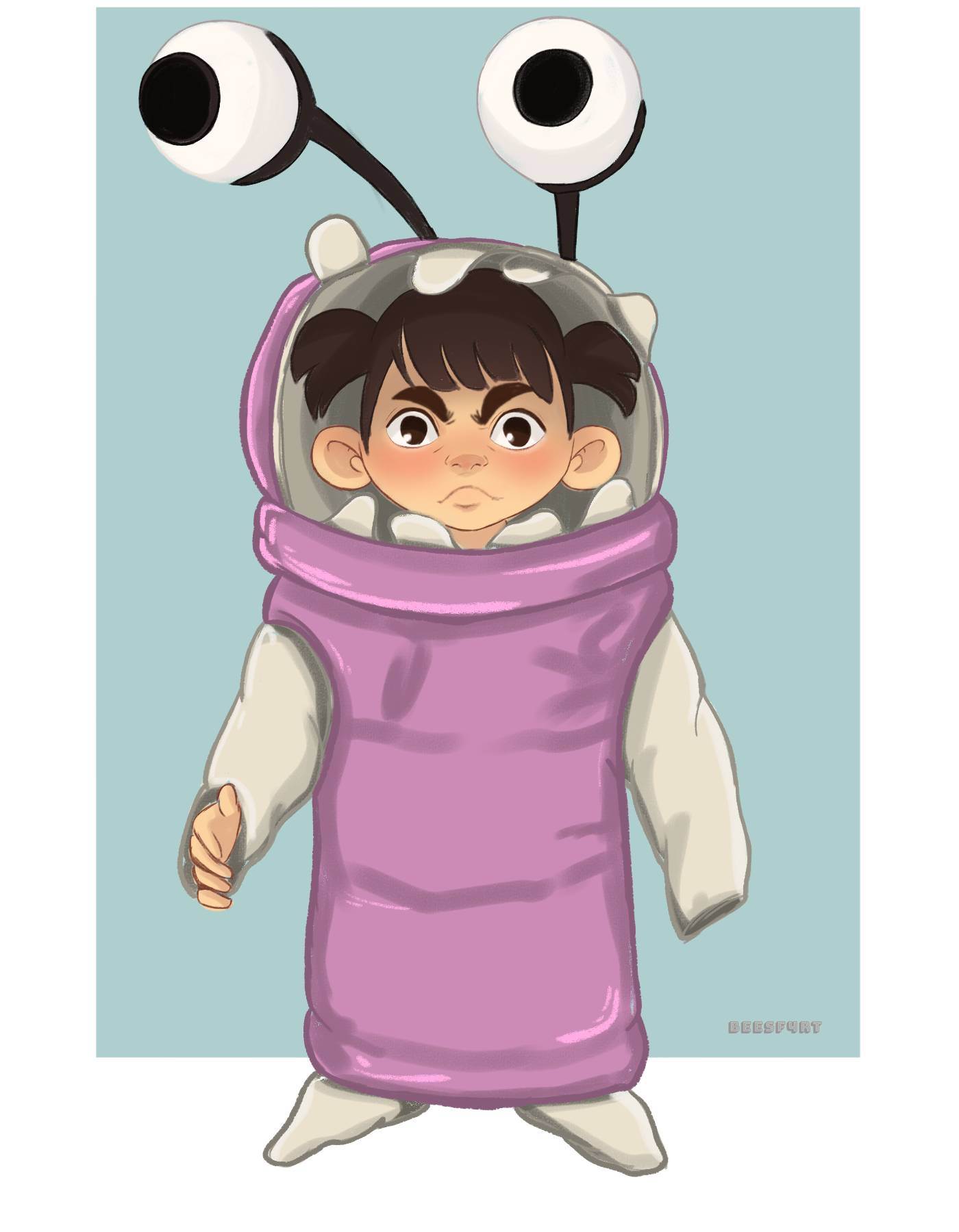 Boo from Monster inc. by 4rtbee on DeviantArt