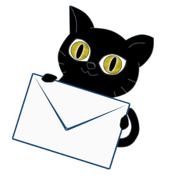 Black Cat  Logo contact