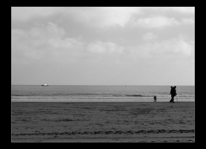 Black and White Beach