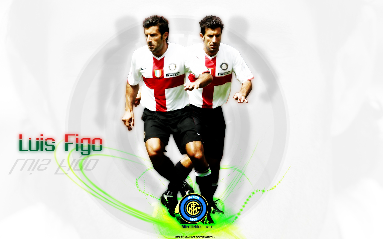 Luis Figo Wallpaper by HawkPL on DeviantArt Luis Figo Wallpaper by HawkPL on DeviantArt