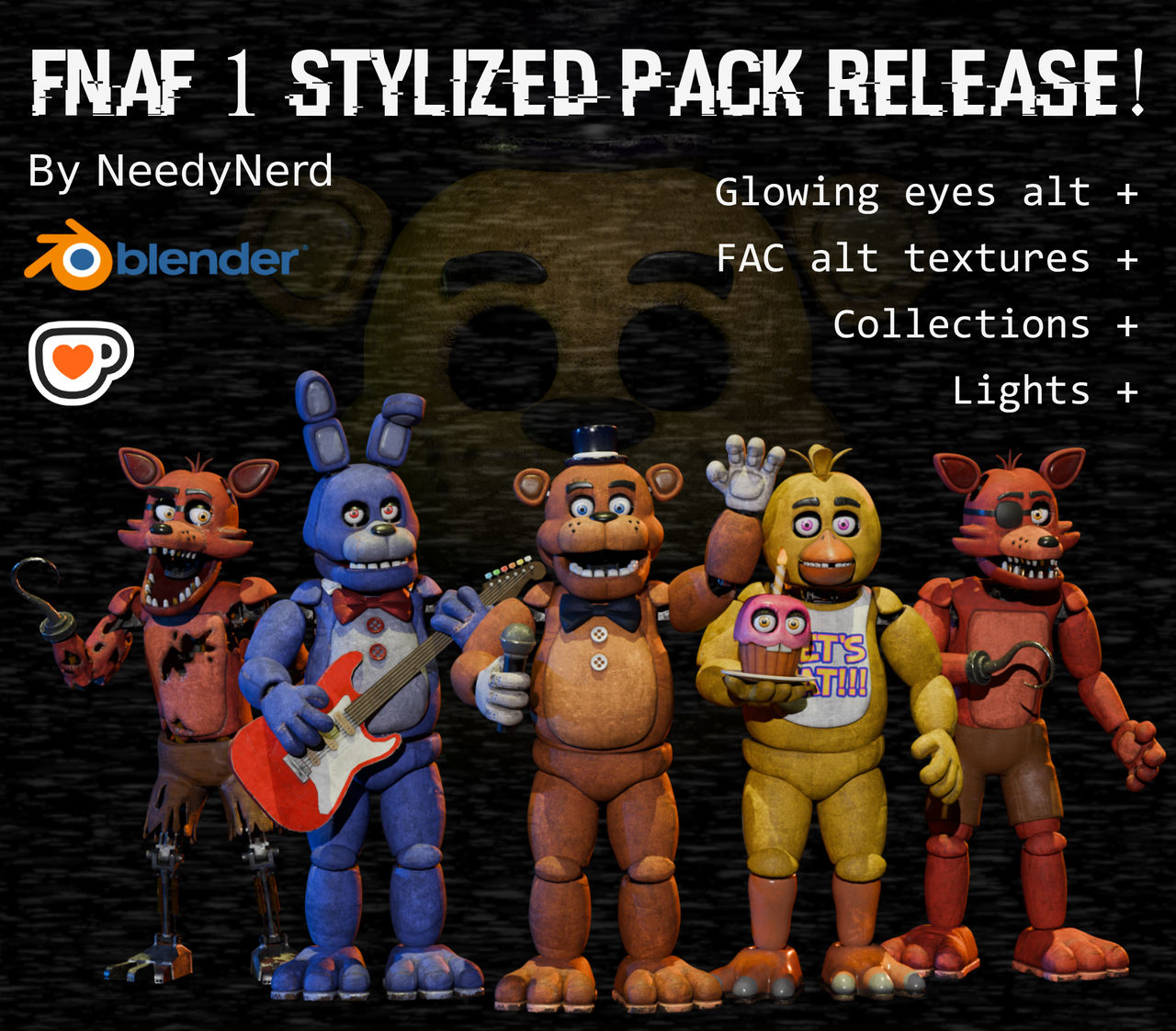 FNAF 1 Stylized Pack RELEASE By RealNeedyNerd On DeviantArt fnaf-1-stylized-pack-release-by-realneedynerd-on-deviantart