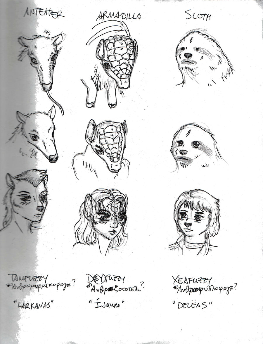 Beastfolk races page 01B by AmethystSadachbia on DeviantArt