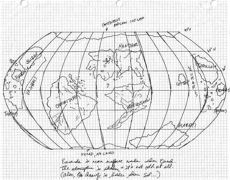 Everarda, Robinson projection