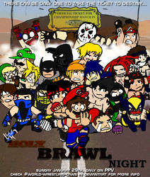 Holy Brawl Night 2012 Poster by 2ndCityCrusader