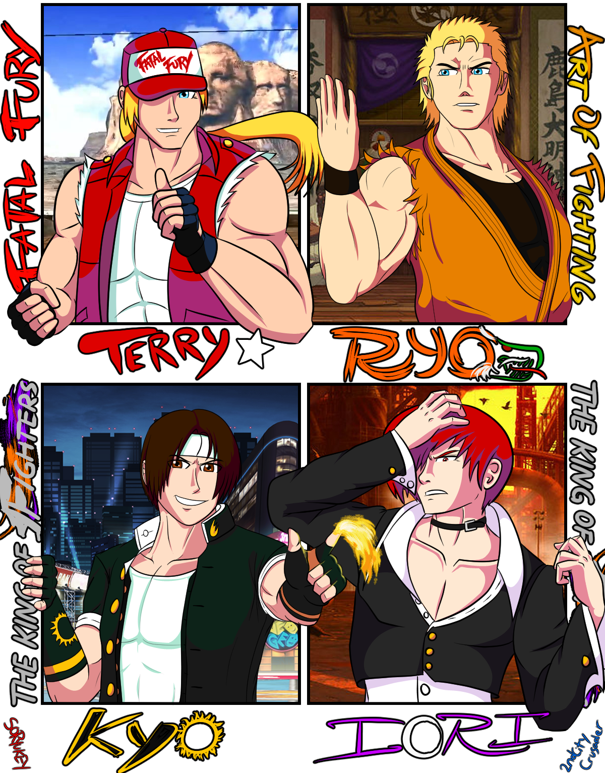 King of Fighters - Teams of 2 Concept by 0rcryst on DeviantArt