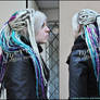 Blond etc. synthetic dreads