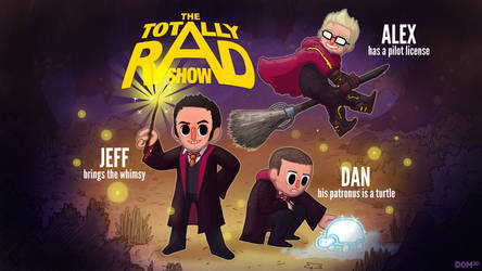 Totally Rad Show / Harry Potter background