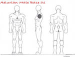 Aelurian Male Template 01 by Doctor-Why-Designs