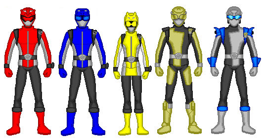 Go Busters Power Custom Go-Busters by Doctor-Why-Designs on DeviantArt