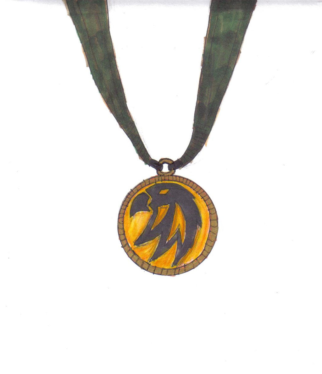 Legends of Aeluria: The Phoenix Crest Pendant