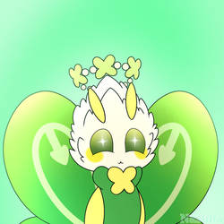 Happy Clover being cute
