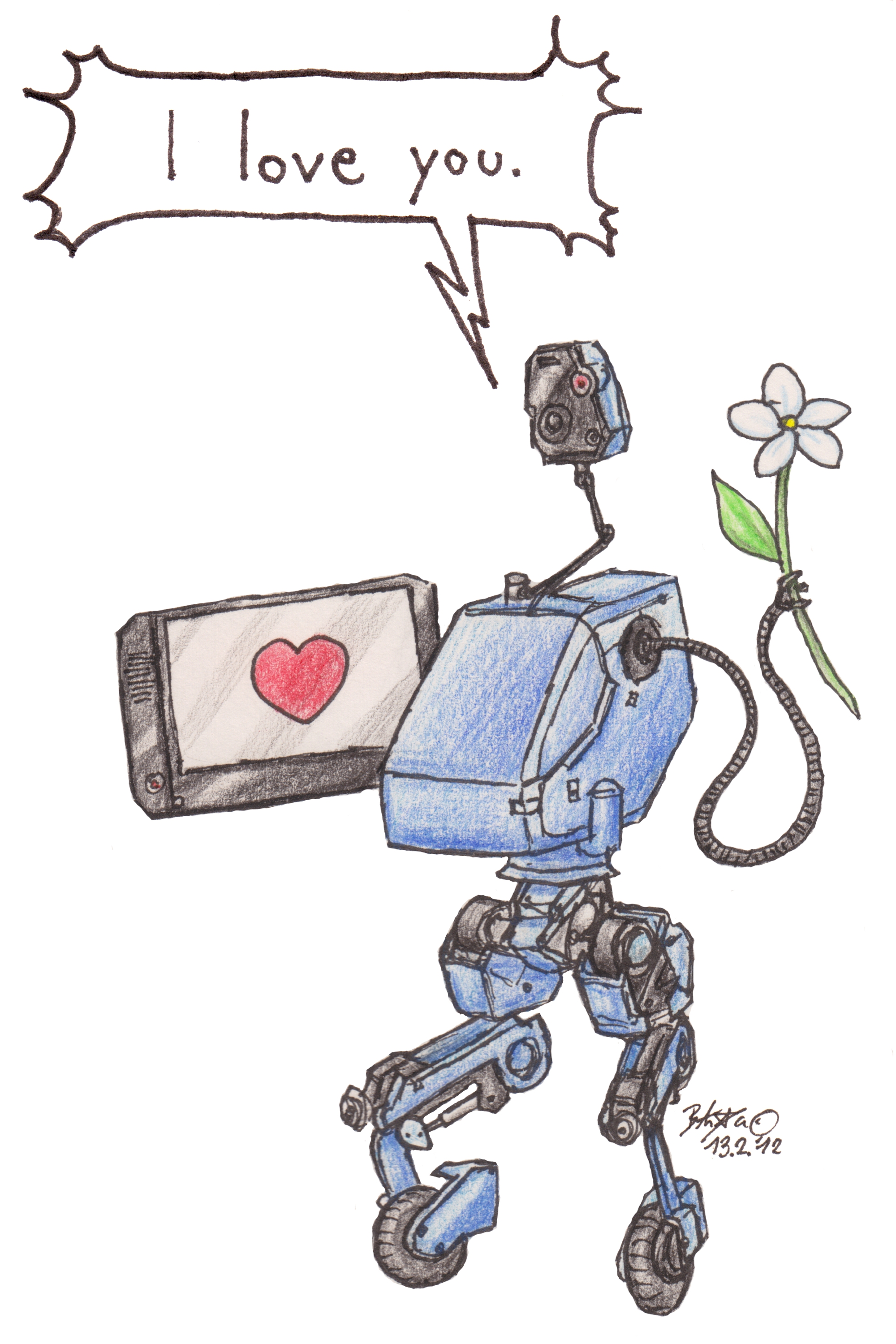 Metal Gear MK II - Valentines Card