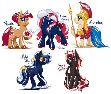 Nation Pony Requests: US States