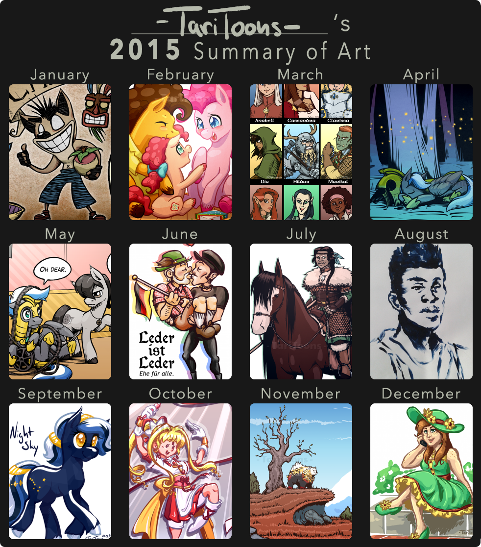 TariToons' 2015 Summary of Art