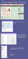 How to download brushes for gimp