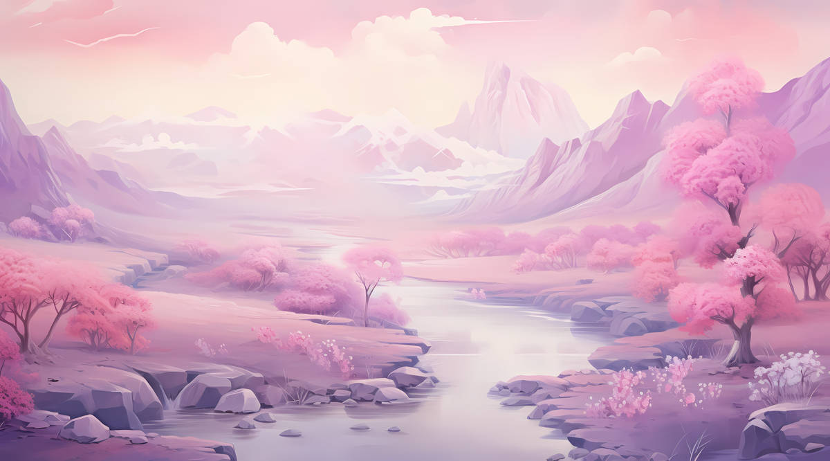 Pink Wonderland Wallpaper by lissandrajoy on DeviantArt