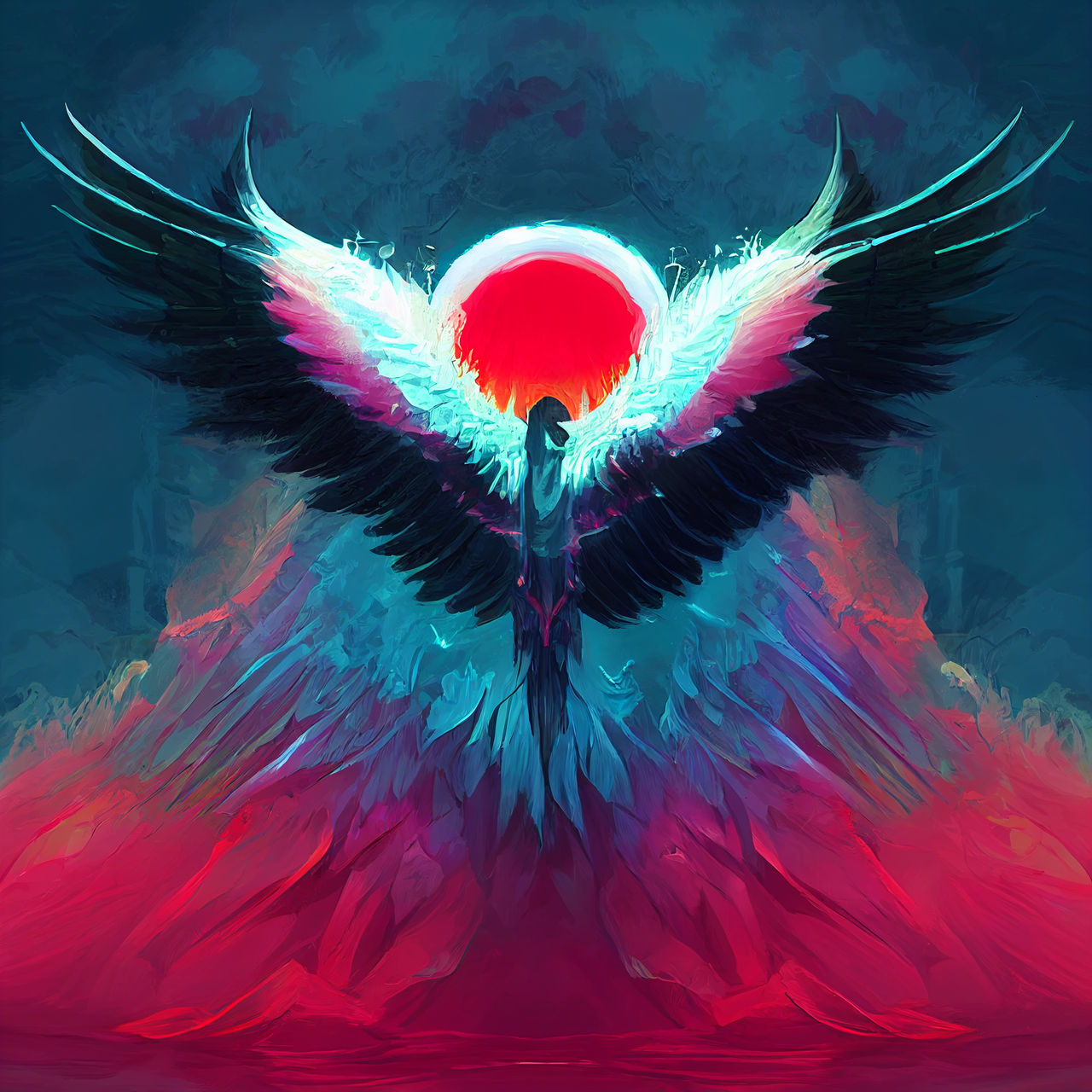 Wing Ridden Angel Thumbnail Winged angel by ByanEl on DeviantArt