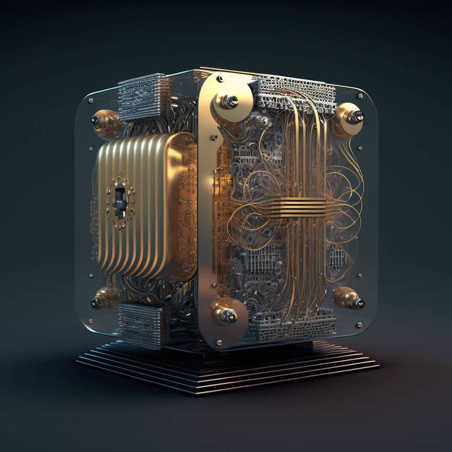Quantum computer by ByanEl on DeviantArt