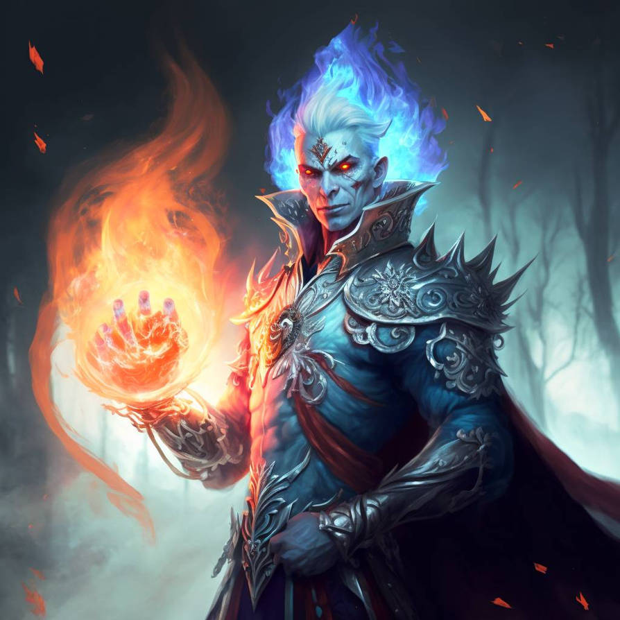 Fire mage by ByanEl on DeviantArt