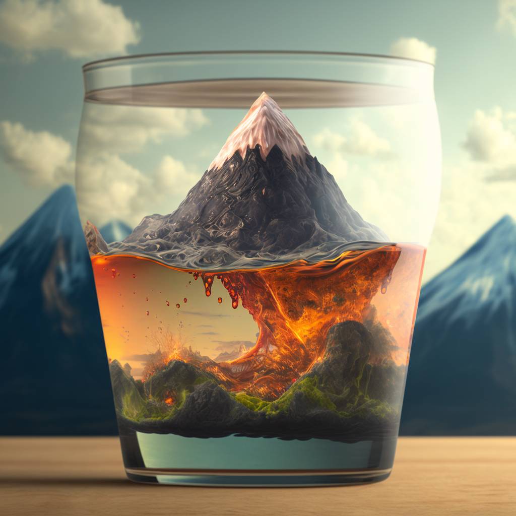 Volcano Lab Glass Volcano glass by ByanEl on DeviantArt