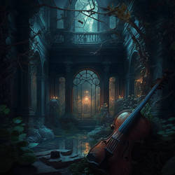 Dark violin