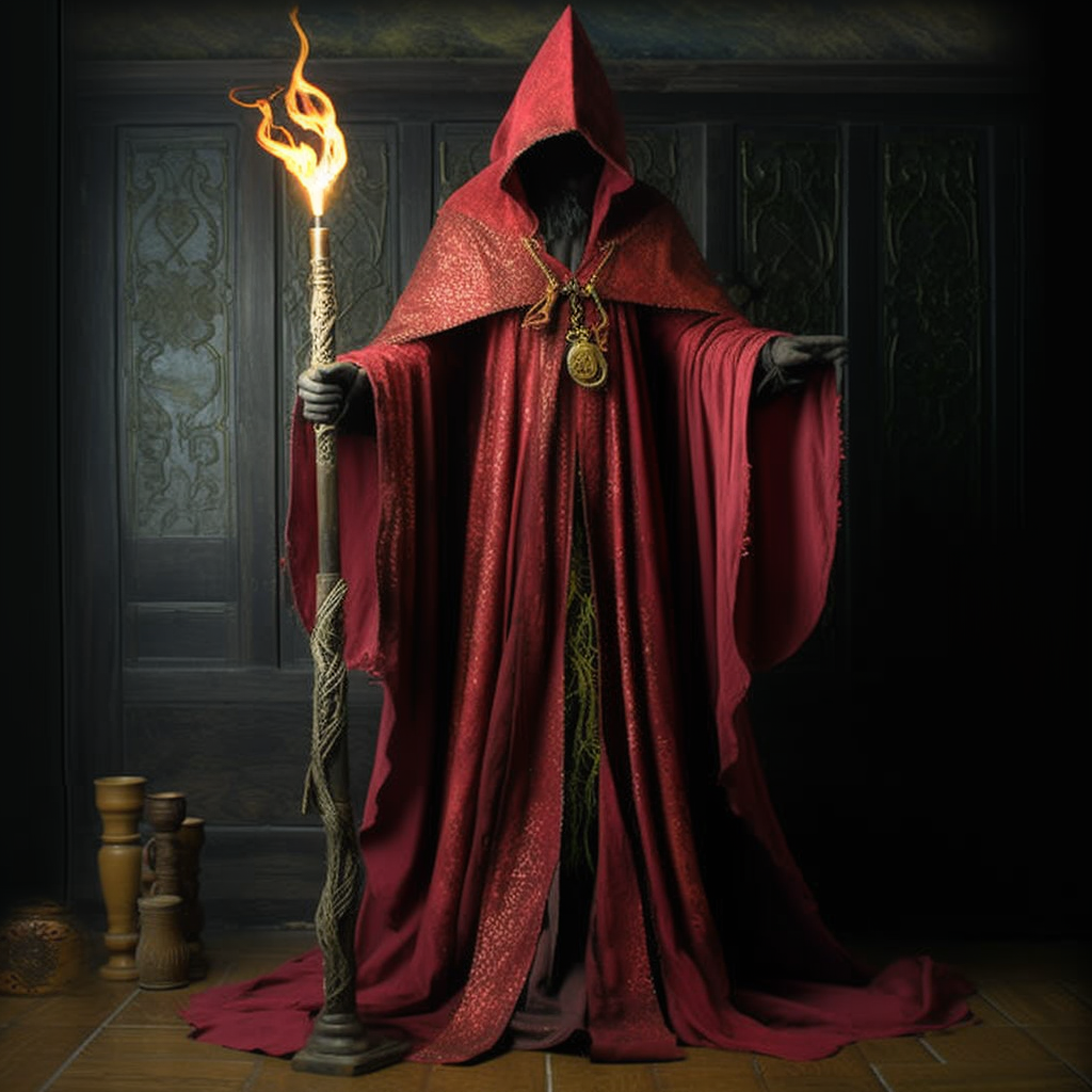 Mage With Robe Fire mage in robe by ByanEl on DeviantArt