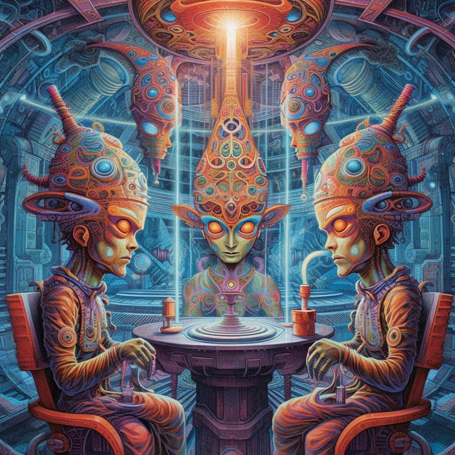 DMT aliens by ByanEl on DeviantArt
