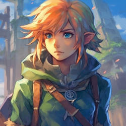 Link From Zelda Anime Style 2