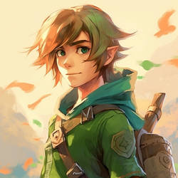 Link From Zelda Anime Style 4