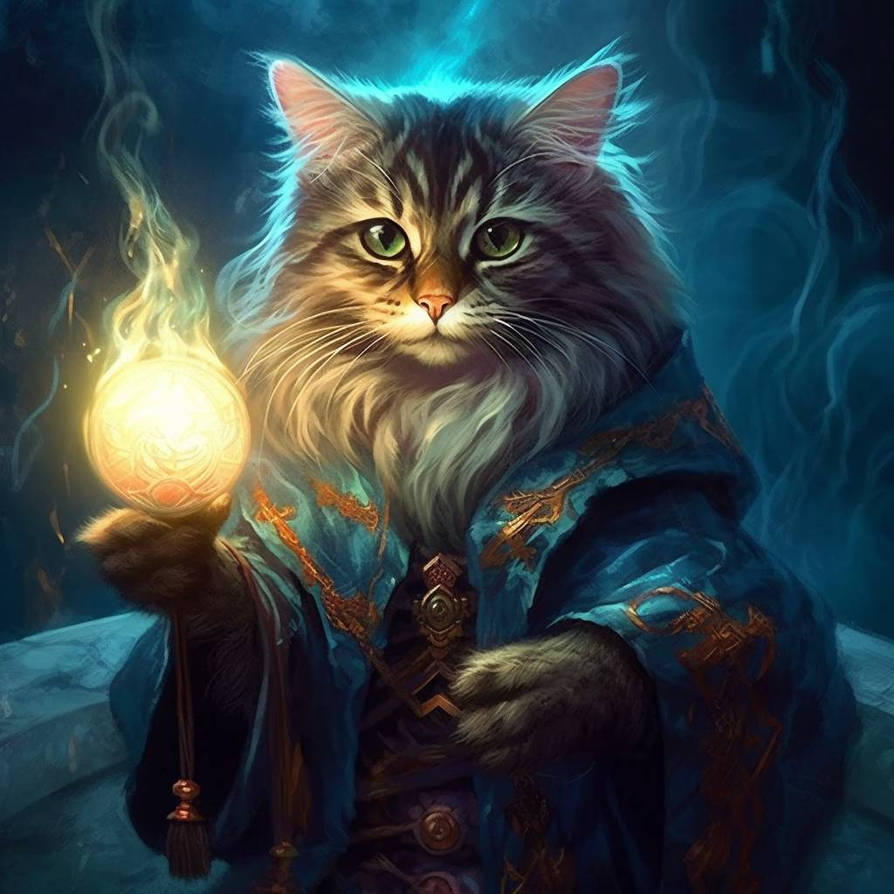 Mage Cat 4 By ByanEl On DeviantArt mage-cat-4-by-byanel-on-deviantart