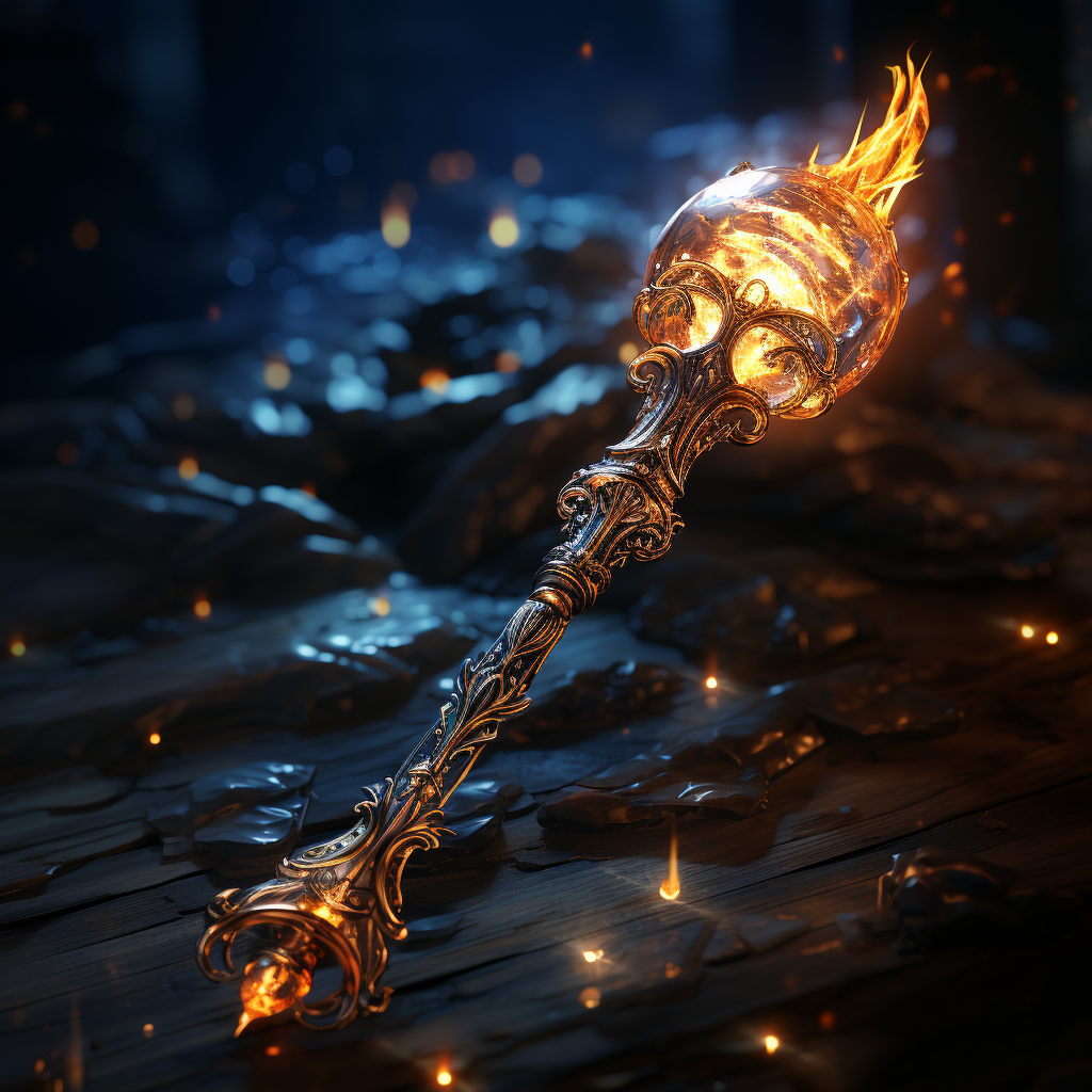 Magic Fire Rod Magic Magical Staff Fire by ByanEl on DeviantArt