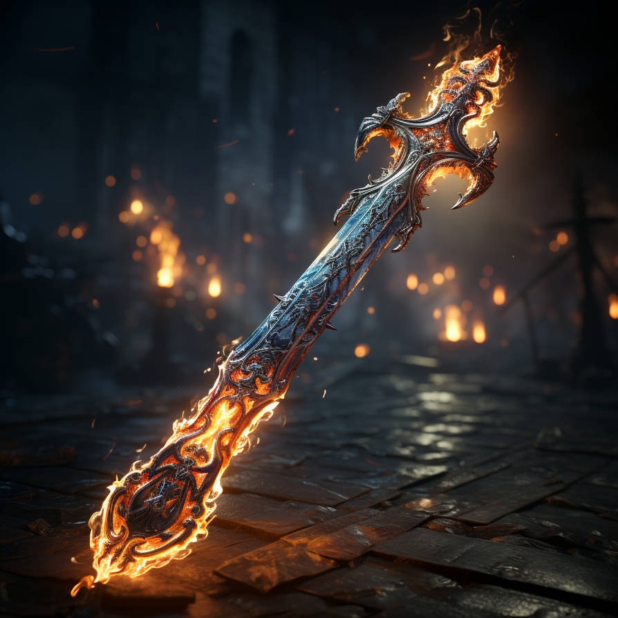 Magical Greatsword Fire by ByanEl on DeviantArt